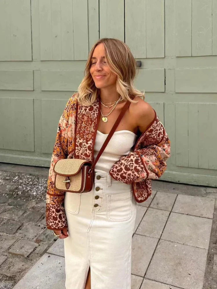 Lowanna™ | Soft Plaid Vintage Jacket