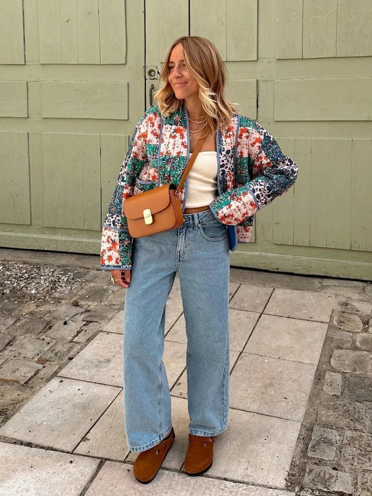 Lowanna™ | Soft Plaid Vintage Jacket