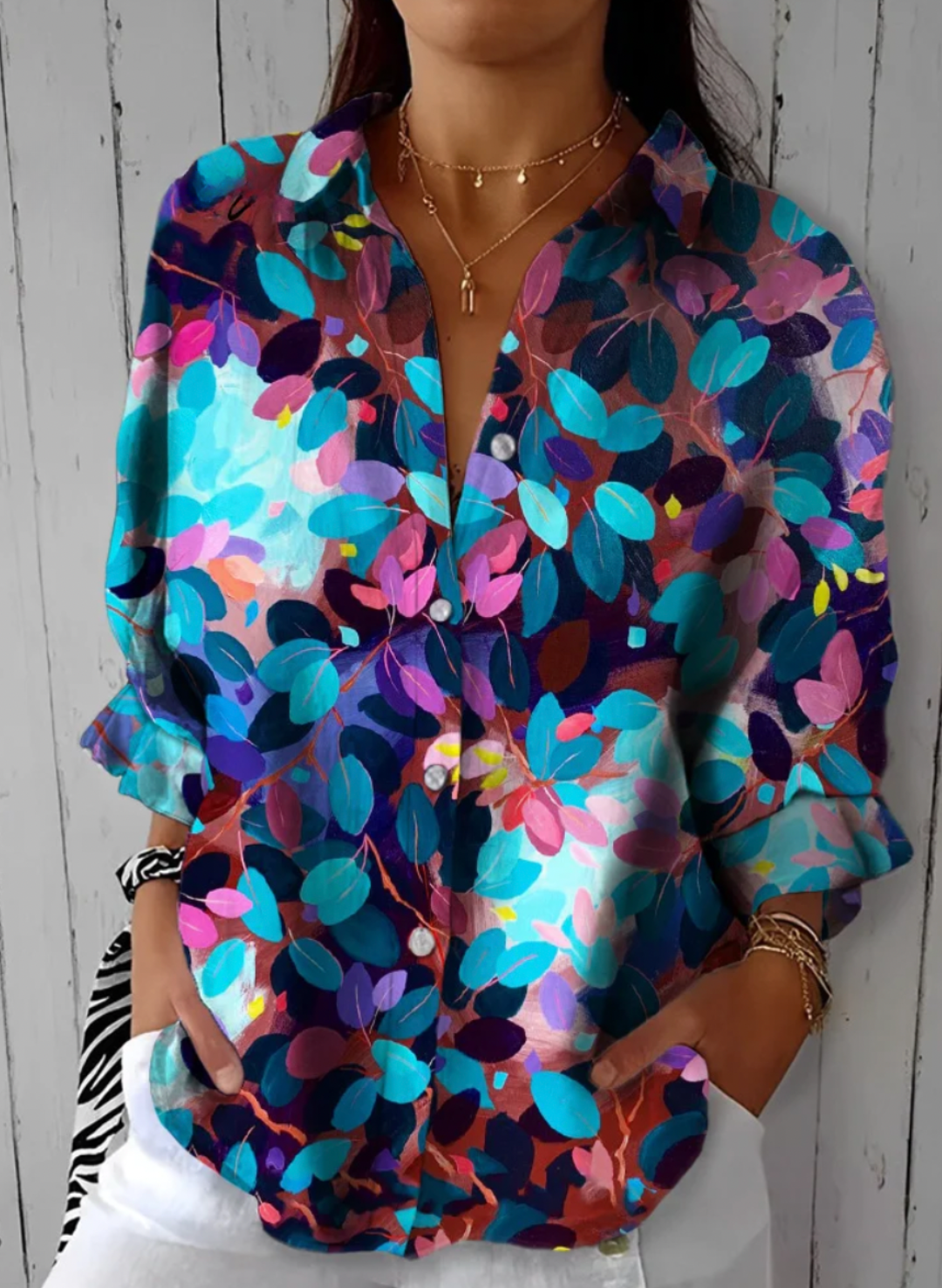 Ballentine | Vibrant Button-Up Shirt
