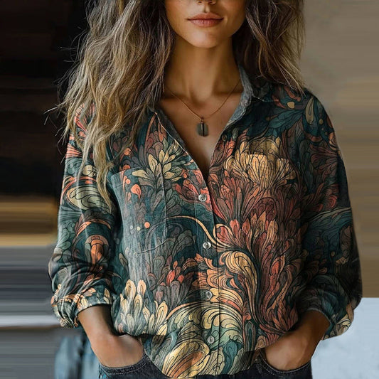 Chemizjer Vintage w Stylu Luźnym