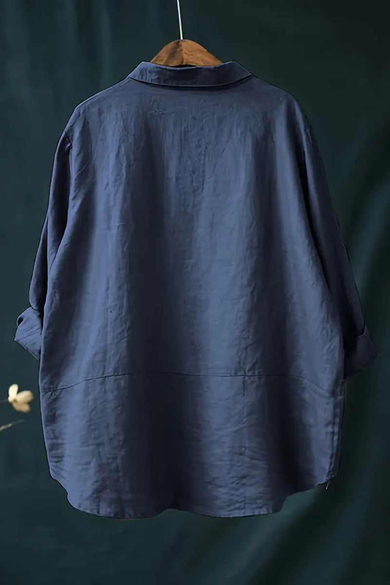 Alliyah | Vintage Cotton-Linen Shirt