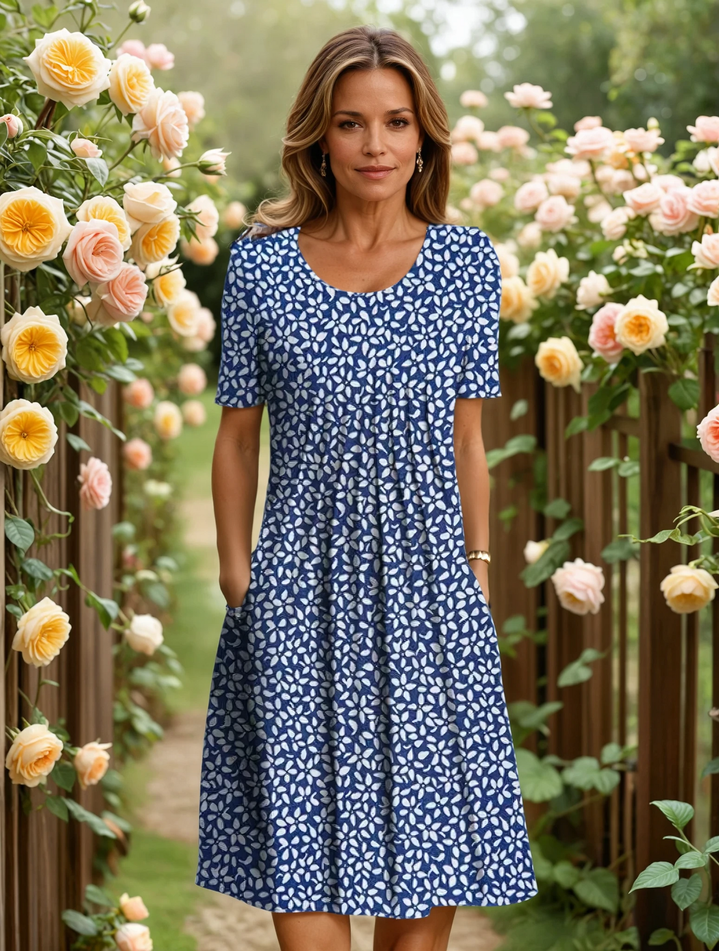 MARIANNE | ELEGANCKA SUKIENKA Z ZASŁONĄ NA BRZUCH