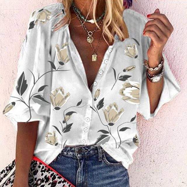 Issy | Airy Floral Print Blouse