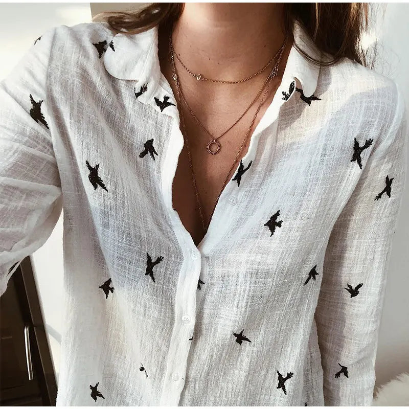 Star™ | Cotton Long Sleeve Shirt Top
