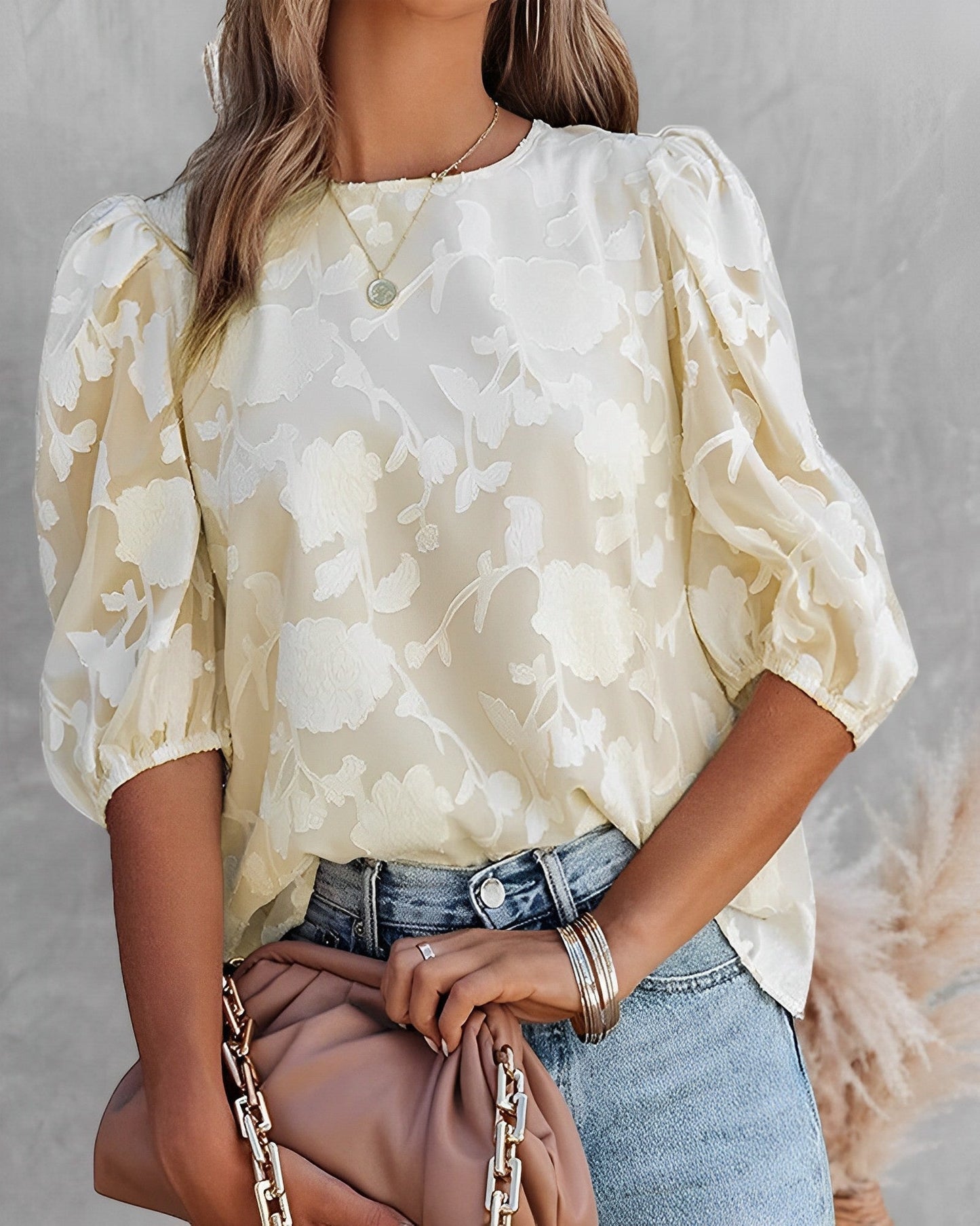 Evie Lane™ | Elegant Embroidered Blouse