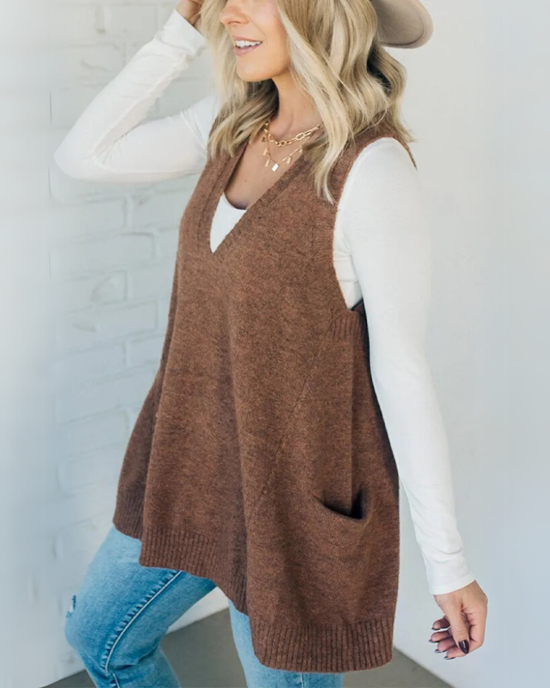 Grace™ | Knit A-Line Vest