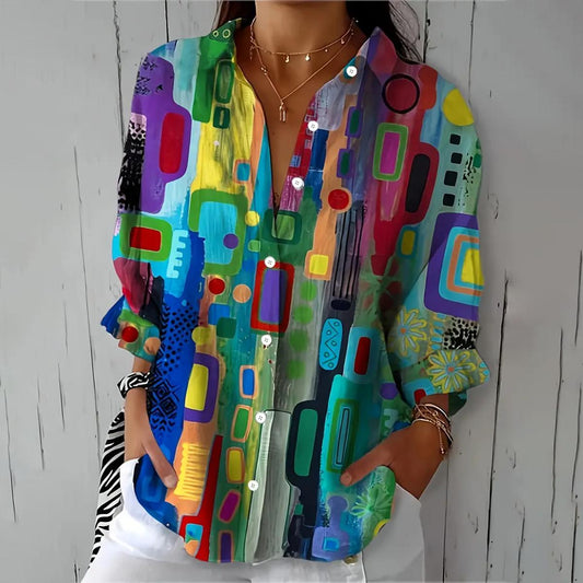 Zalinda™ | Sophisticated Button-Up Shirt