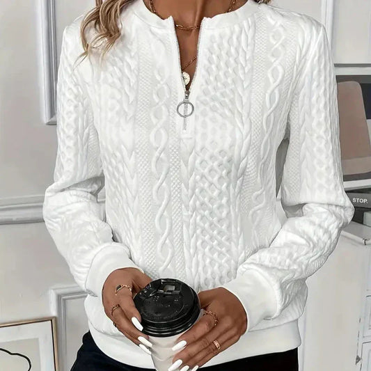 Paige™ | Elegant Jumper with Zip