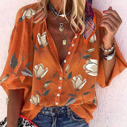 Issy | Airy Floral Print Blouse