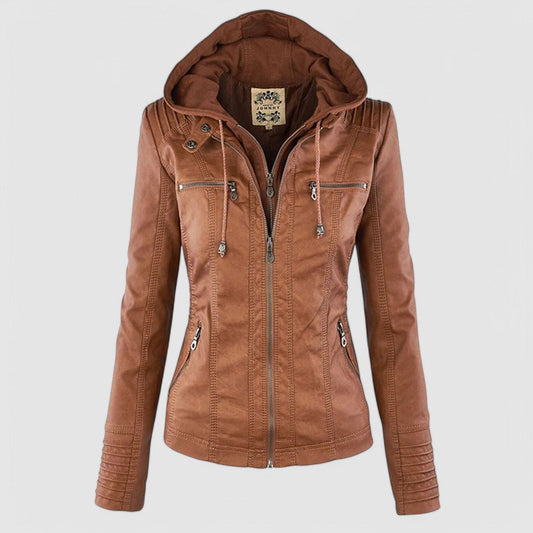 Rusinna™ | Leather Waterproof Jacket