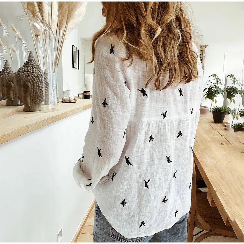 Star™ | Cotton Long Sleeve Shirt Top