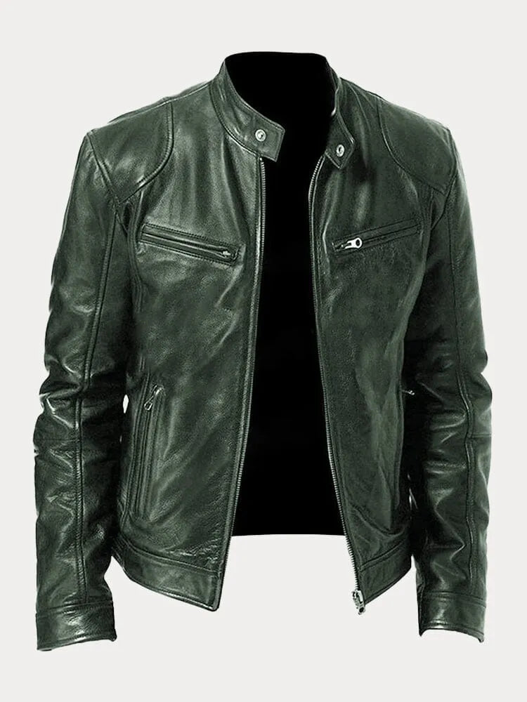 The Albie - Casual Leather Jacket