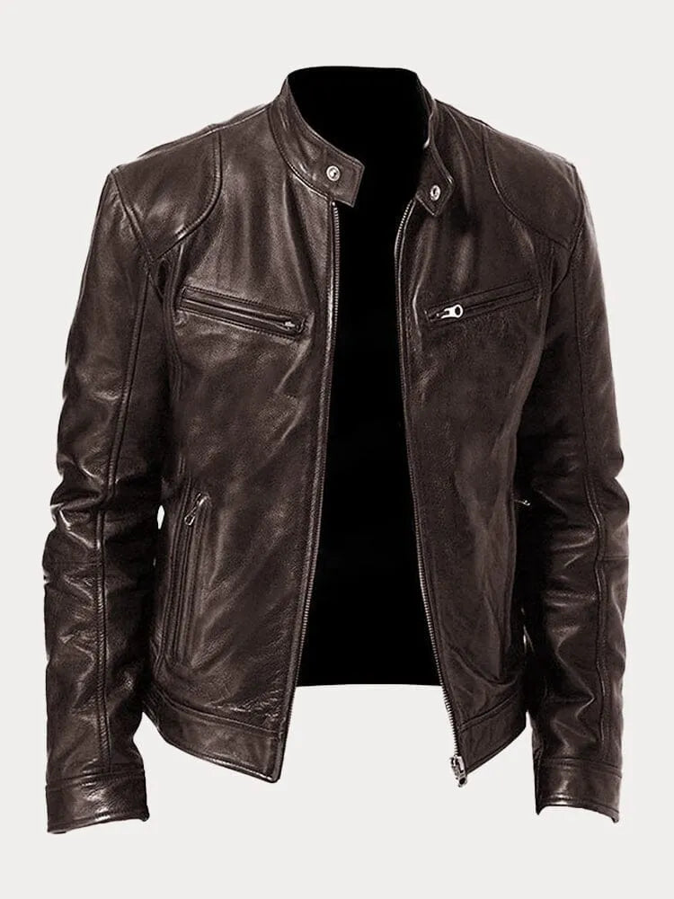 The Albie - Casual Leather Jacket