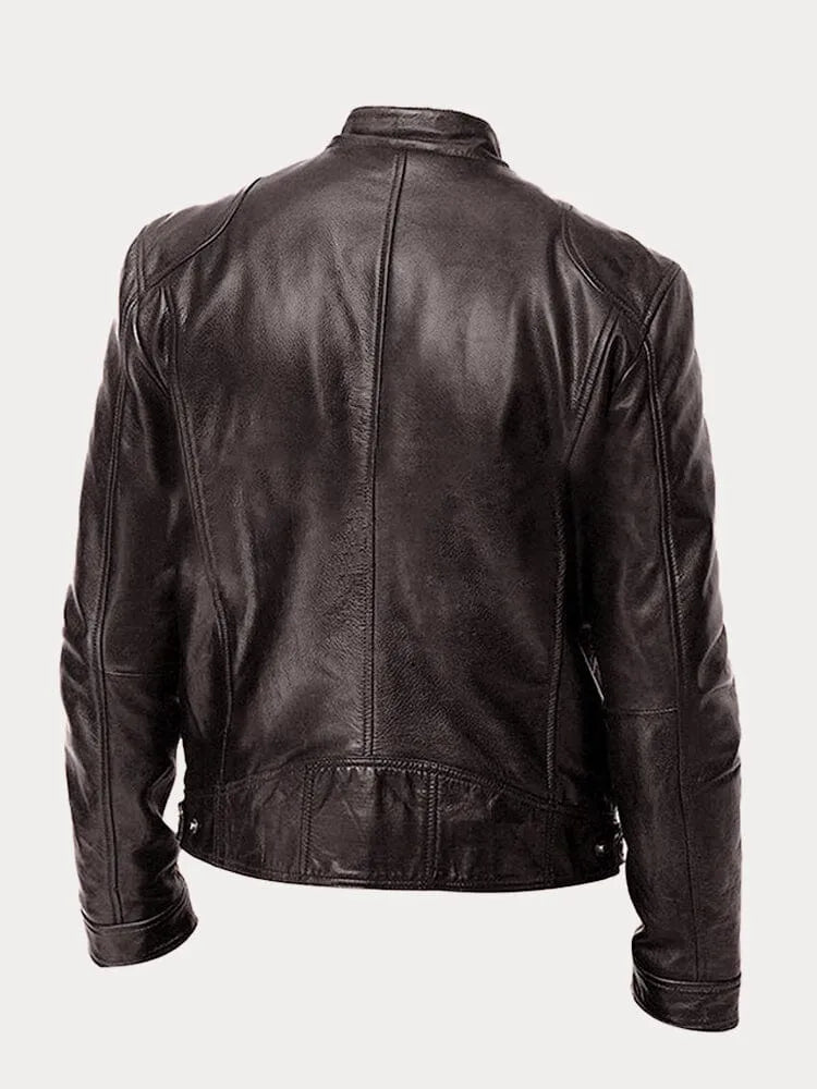 The Albie - Casual Leather Jacket
