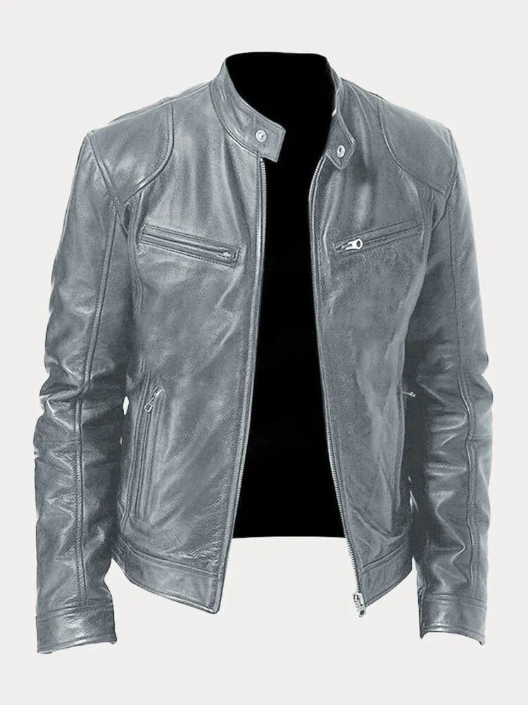 The Albie - Casual Leather Jacket