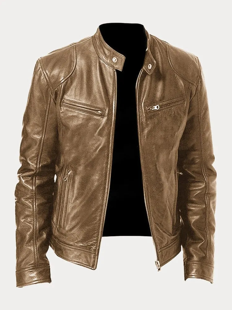 The Albie - Casual Leather Jacket