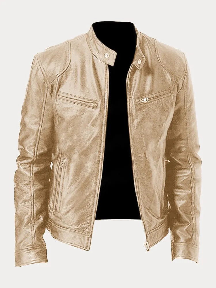 The Albie - Casual Leather Jacket