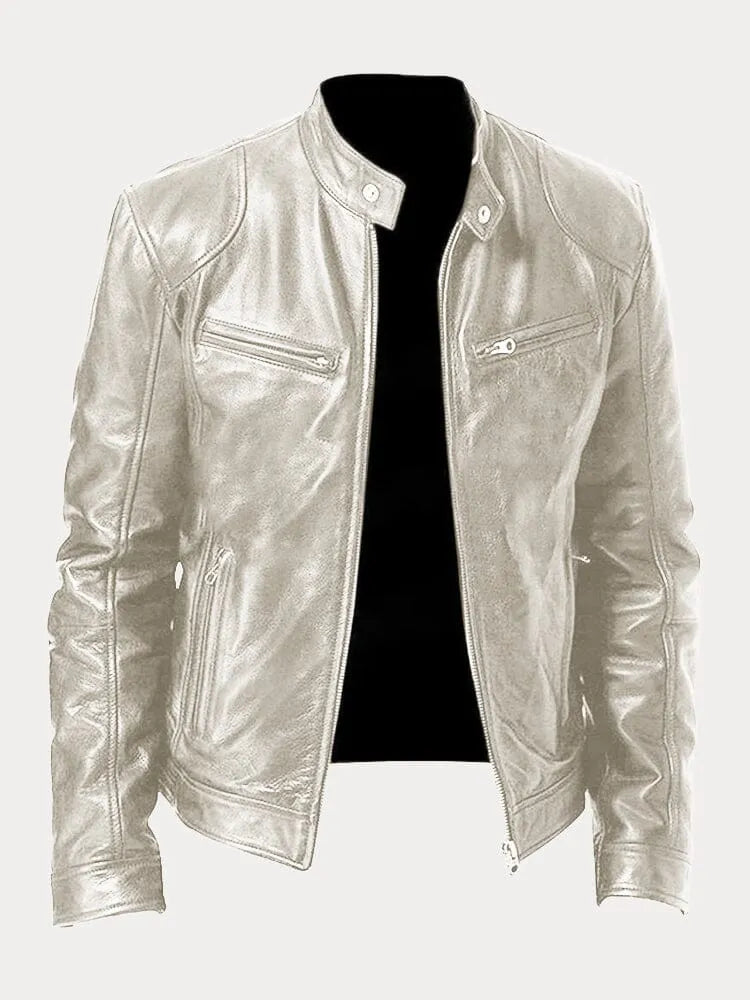 The Albie - Casual Leather Jacket