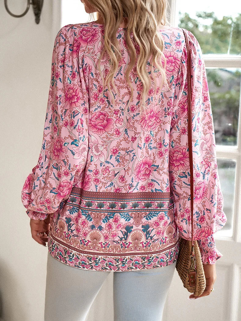 Tamsyn™ | Bohemian Floral Blouse