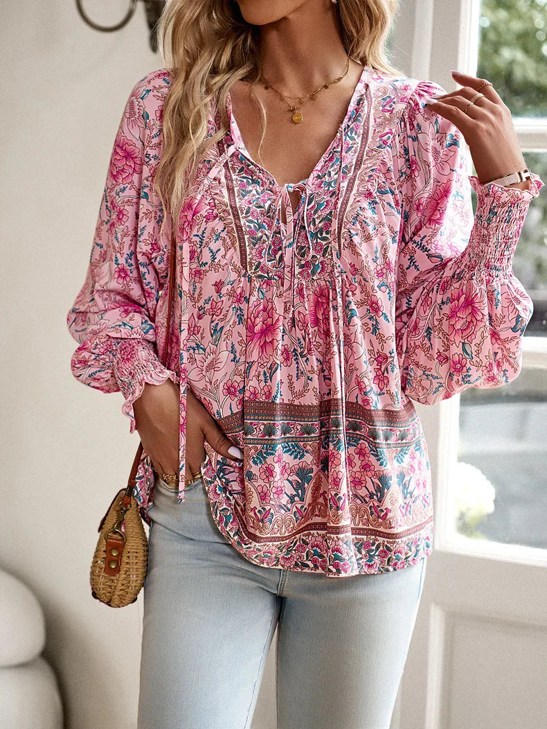 Tamsyn™ | Bohemian Floral Blouse