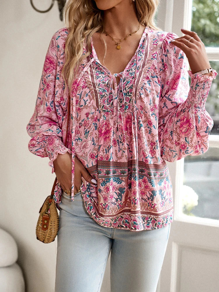 Tamsyn™ | Bohemian Floral Blouse