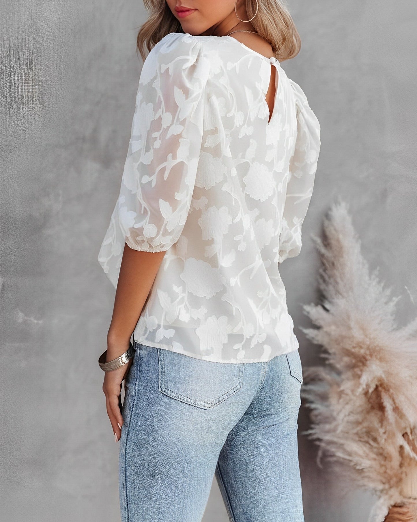 Evie Lane™ | Elegant Embroidered Blouse