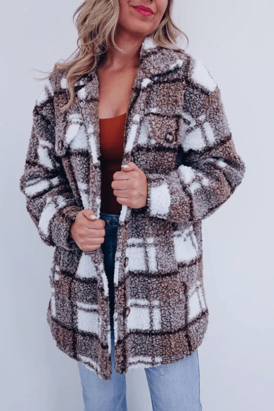 Aspen™ | Oversized Plaid Shacket