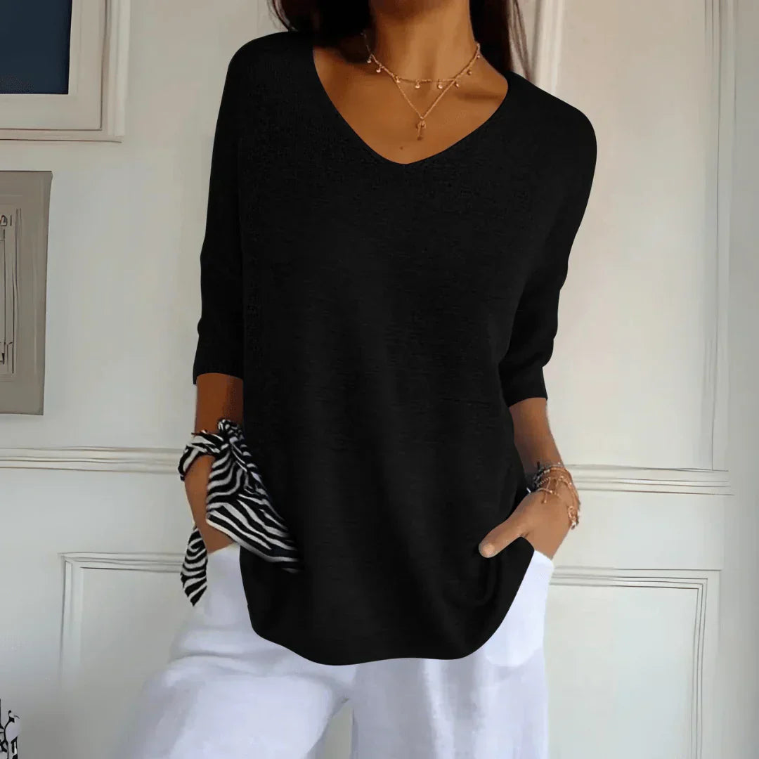 Yasmin | Elegant Knitted Shirt