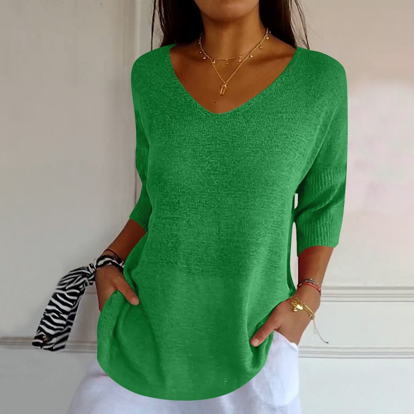 Yasmin | Elegant Knitted Shirt