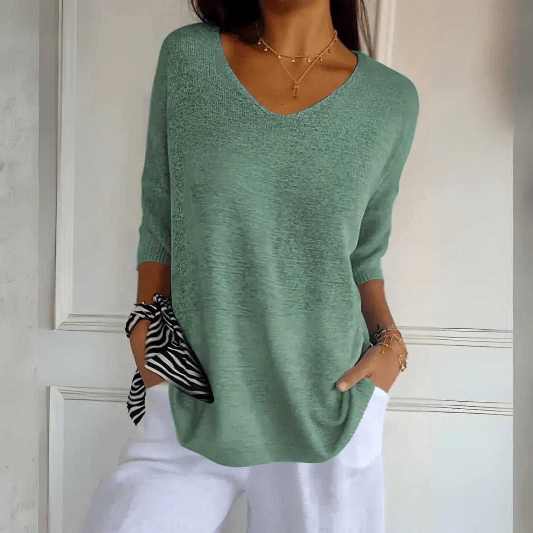 Yasmin | Elegant Knitted Shirt